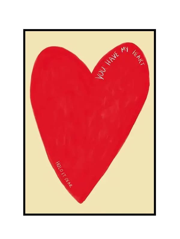 Plakat - Du har mitt hjerte