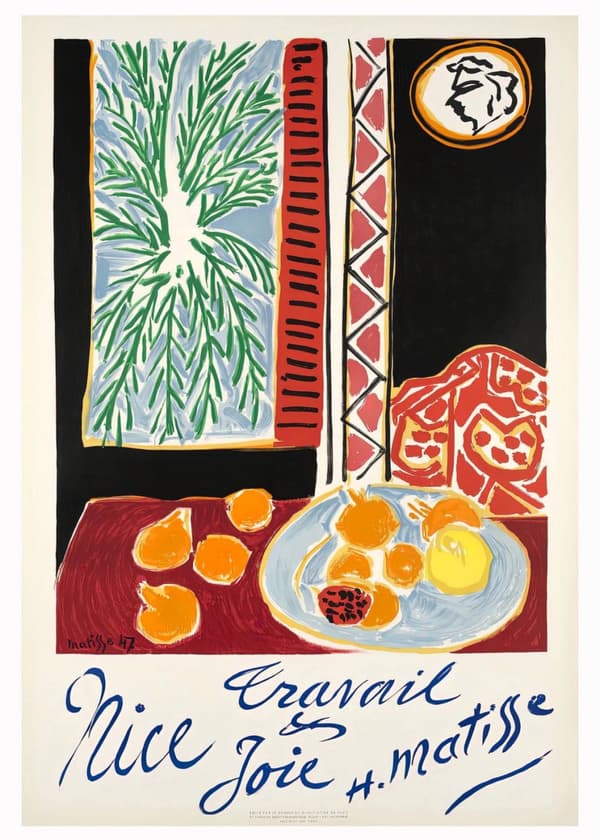 Plakat - Nice Travail Joie av Matisse