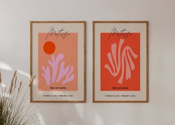 Poster - Matisse Cut-Outs / Set om 2