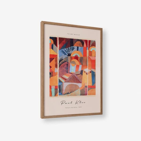 Juliste - Temple Gardens by Paul Klee