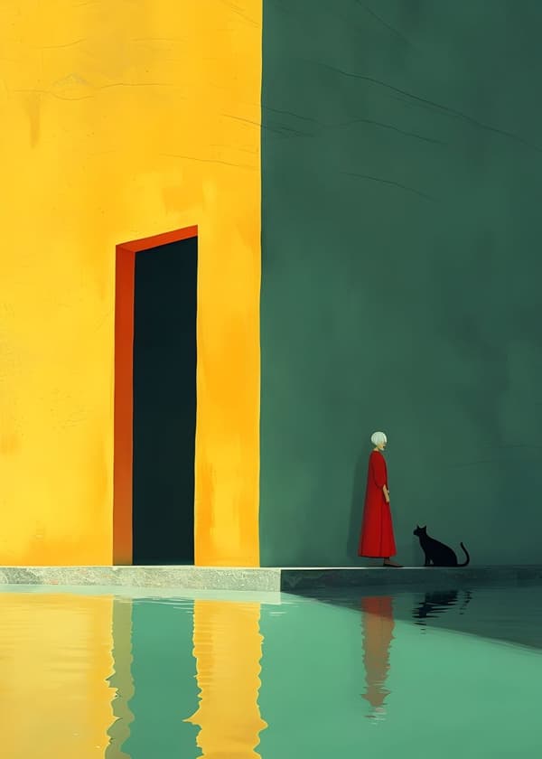 Plakat - Moderne minimalistisk kunst