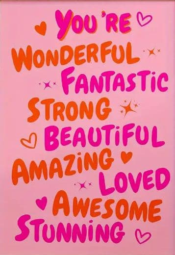 Plakat - Inspirerende ord