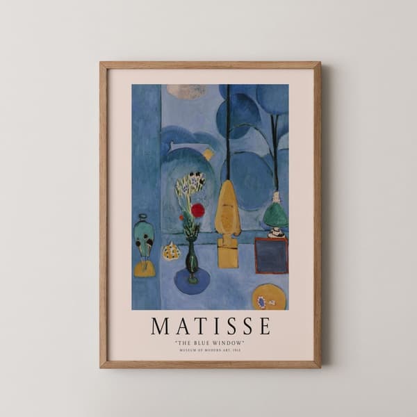 Juliste - Sininen Ikkuna, Matisse