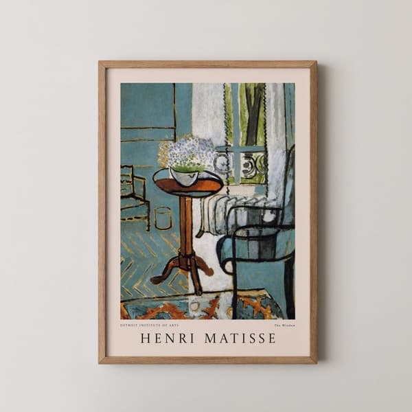 Plakat - Vinduet av Henri Matisse