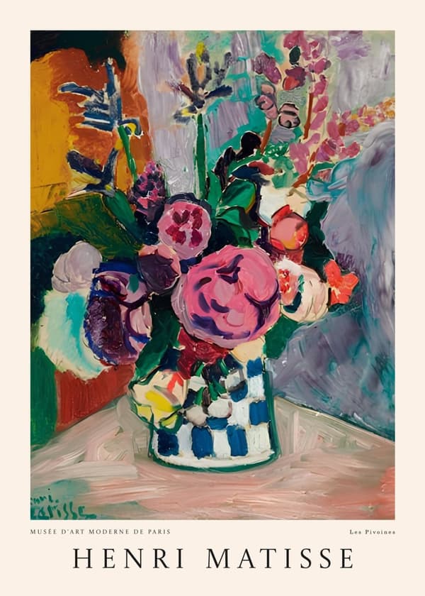 Plakat - Henri Matisse Les Pivoines