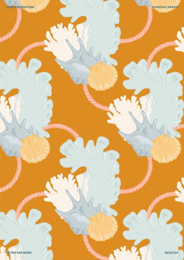 Plakat - Retro Coastal Dream