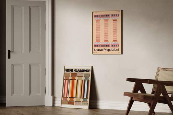 Plakat - Neue Klassiker og Nuove Proporzioni / Sæt af 2