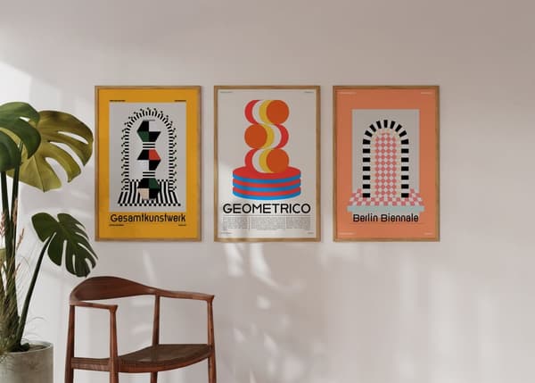 Plakat - Berlin Biennale Set / Sett med 3