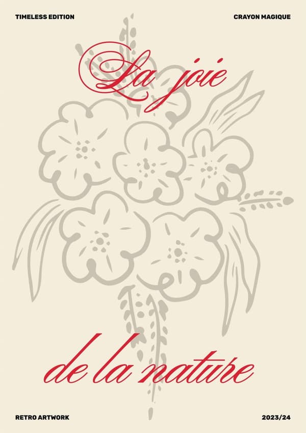 Plakat - La Joie de la Nature