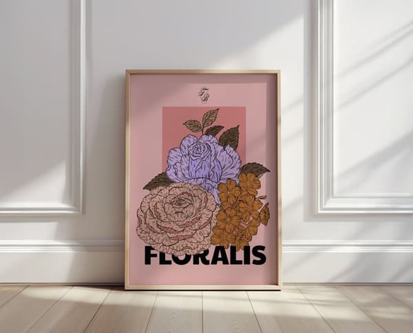 Plakat - Blomsterkunst Samling / Sæt af 2