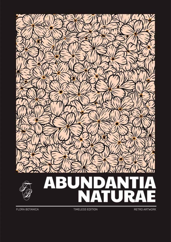 Juliste - Abundantia Naturae