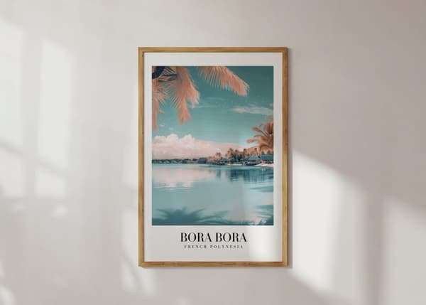 Juliste - Bora Bora Ranskan Polynesia
