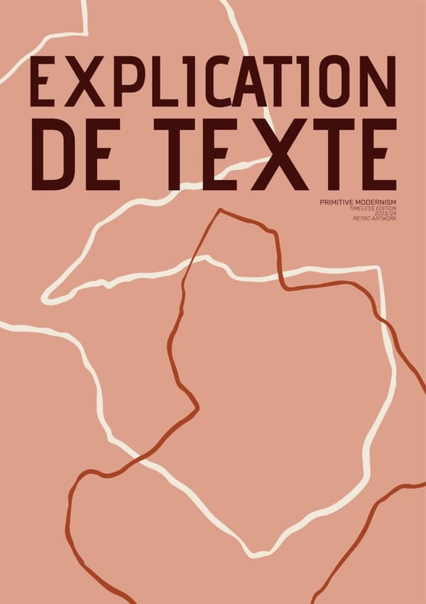 Plakat - Explication de Texte