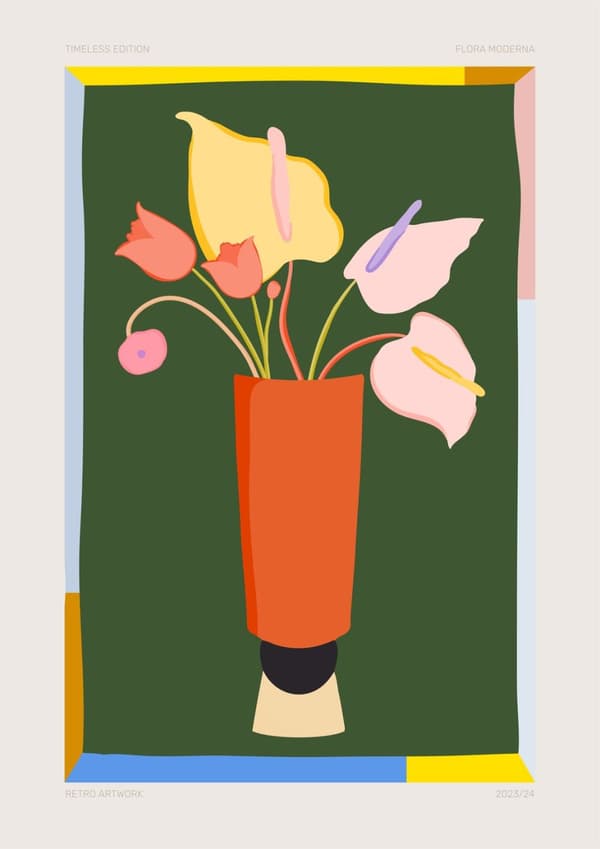 Plakat - Flora Moderna