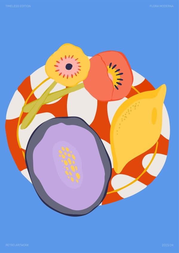 Plakat - Flora Moderna