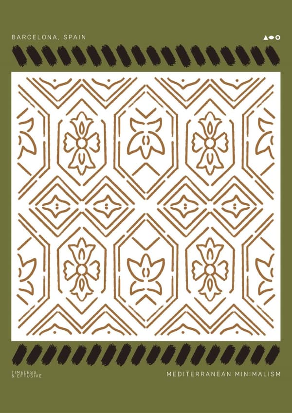 Juliste - Välimeren minimalismi