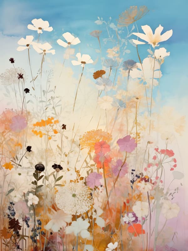 Plakat - Engen med ville blomster