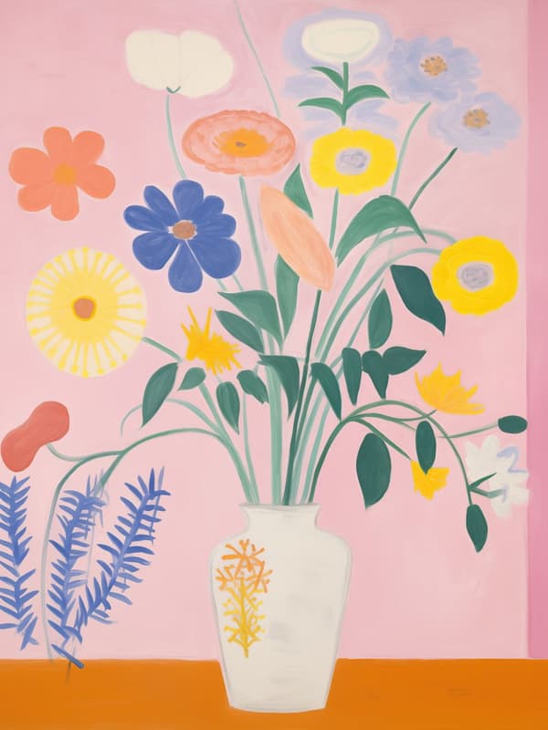Poster - Blomvas Konst