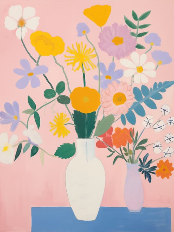 Plakat - Blomsterarrangement