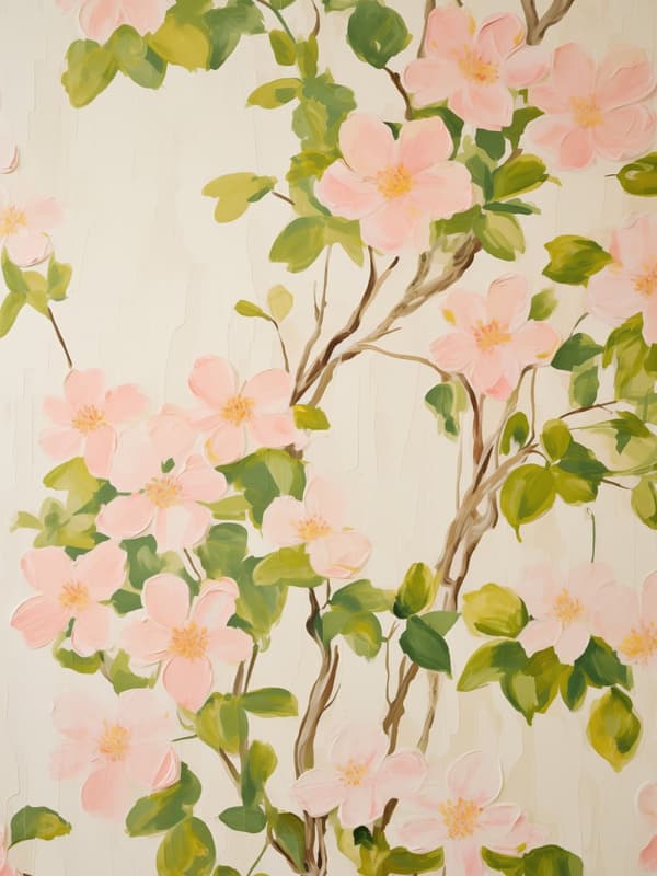 Plakat - Blomstrende Gren