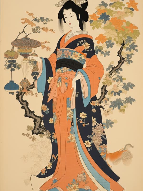 Plakat - Geisha Kunstverk