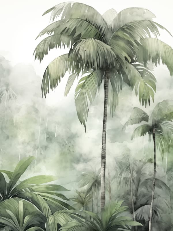 Poster - Tropisk Palm