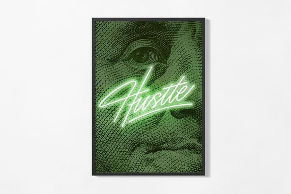 Plakat - Hustle Neon