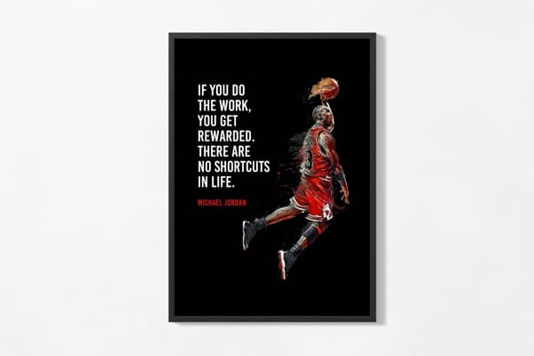 Juliste - Michael Jordan Motivation