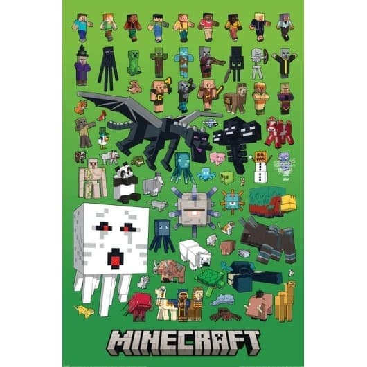 Poster - MINECRAFT CHARACTER MONTAGE