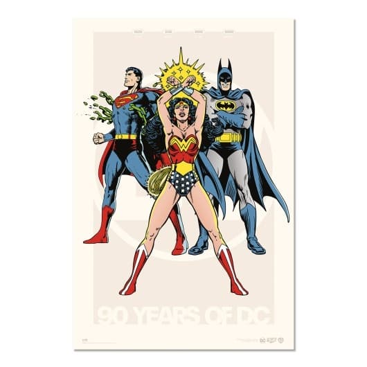 Poster - DC COMICS - 90TH ANNIVERSARY