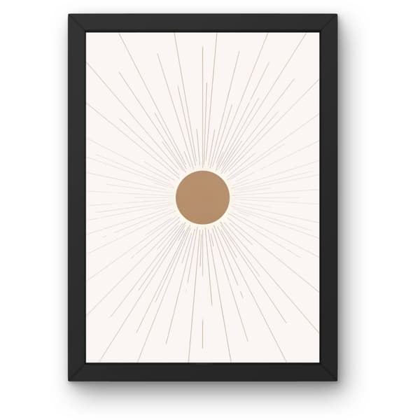 Abstrakt Affisch – Högkvalitativt Luster Fotopapper (Ram ingår ej)50x70 CM