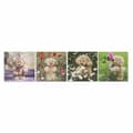 Pikkukuva 1 / 2: Maalaus DKD Home Decor S3018130 Karhu Lasten (28 x 1,5 x 28 cm) (4 osaa)