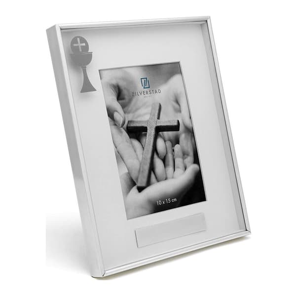 Nadversramme sølv souvenir af hellig nadver | Størrelse: 10x15cm | SKU: ZV7558231