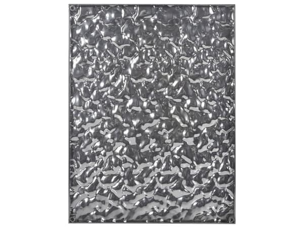 Veggdekorasjon Sølv Jern 60 x 79 cm Metallisk Glamorøs stil Interiør Veggkunst