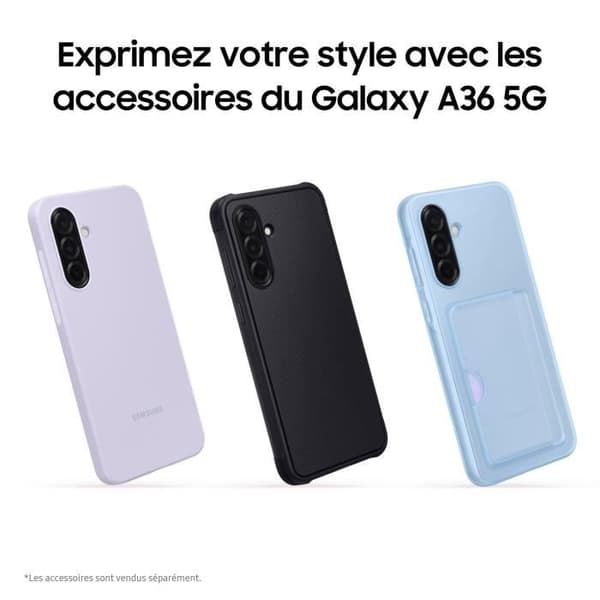 SAMSUNG Galaxy A36 5G Smartphone 256 GB Svart
