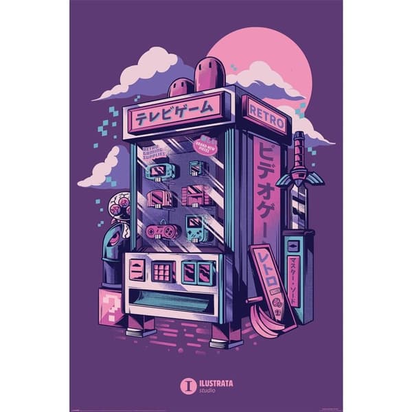 Poster - ILUSTRATA (RETRO VENDING MACHINE)