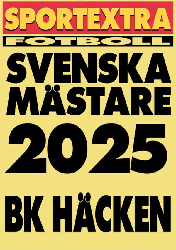 A3 Print - BK Häcken - Svenska mästare 2025!