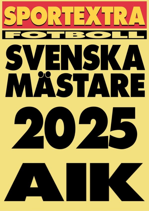 A3 Print - AIK - Svenska mästare 2025!