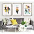 Miniatyrbild 4 av 4: TD Nordic geometrisk affisch 30x40cmx3 stycken abstrakt modern minimalistisk bakgrundsväggdekoration