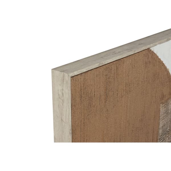 Tavla Home ESPRIT Brun Svart Abstrakt Urban 82 x 4,5 x 102 cm (2 antal)