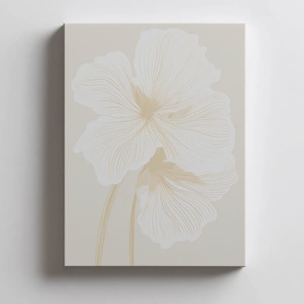 Eteriska blommor Eteriska blommor, 50x70 cm, ljus ekträram, 230 gsm matt papper