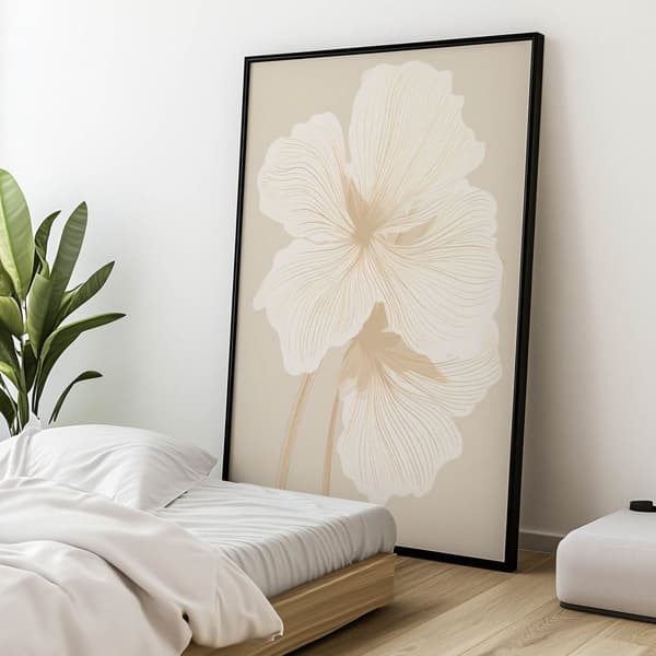 Eteriska blommor Eteriska blommor, 50x70 cm, ljus ekträram, 230 gsm matt papper