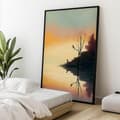 Miniatyrbild 5 av 10: Pastell Landscape Pastell Landscape, 40x50 cm, oinramad, 230 gsm matt papper