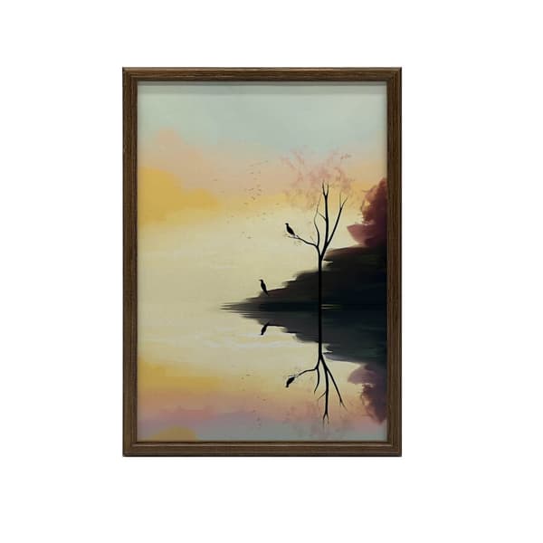 Pastell Landscape Pastell Landscape, 40x50 cm, svart aluminiumram, 230 gsm matt papper