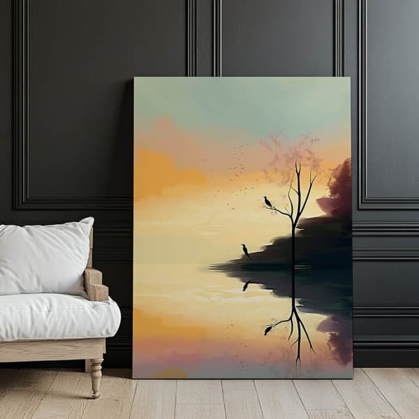 Pastellandskab Pastellandskab, 70x100 cm, lys egetræsramme, 230 gsm mat papir