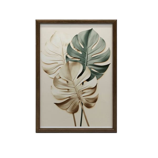 Golden Monstera Golden Monstera, 30x40 cm, oinramad, 230 gsm matt papper