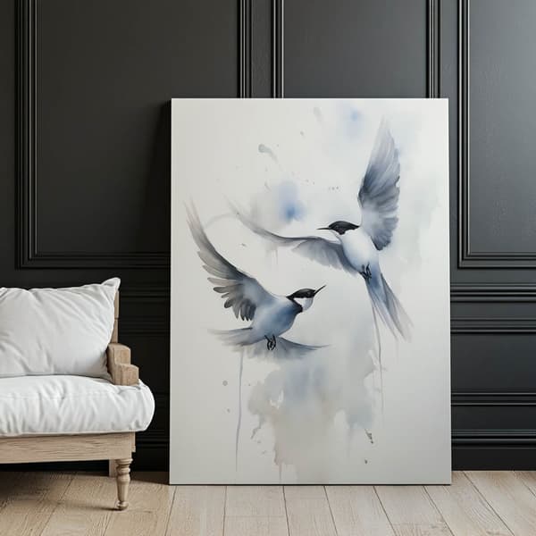 Silence of Nature Silence of Nature, 50x70 cm, sort aluminiumsramme, 230 gsm mat papir