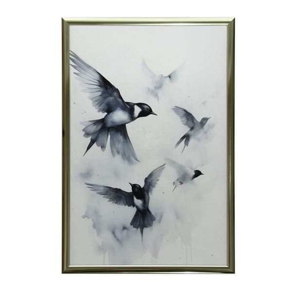 Peace in Flights Peace in Flights, 30x40 cm, oinramad, premiumduk på bårram