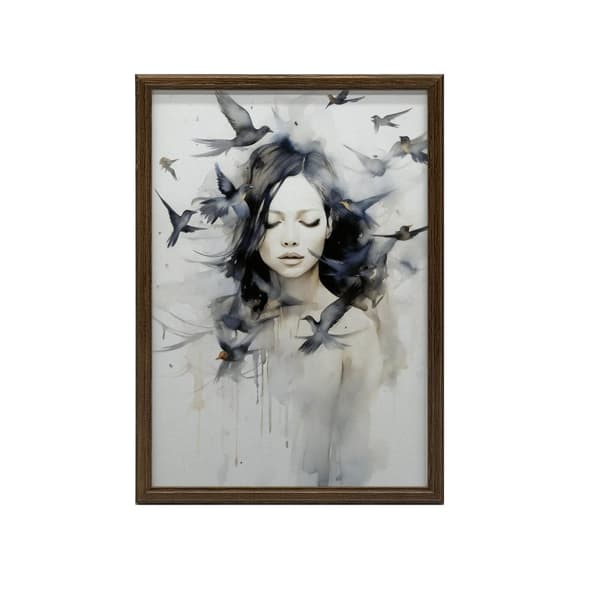 Birds and Soul Birds and Soul, 60x90 cm, oinramad, 230 gsm matt papper
