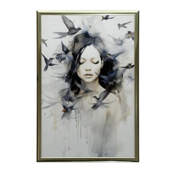 Birds and Soul Birds and Soul, 60x90 cm, oinramad, 230 gsm matt papper
